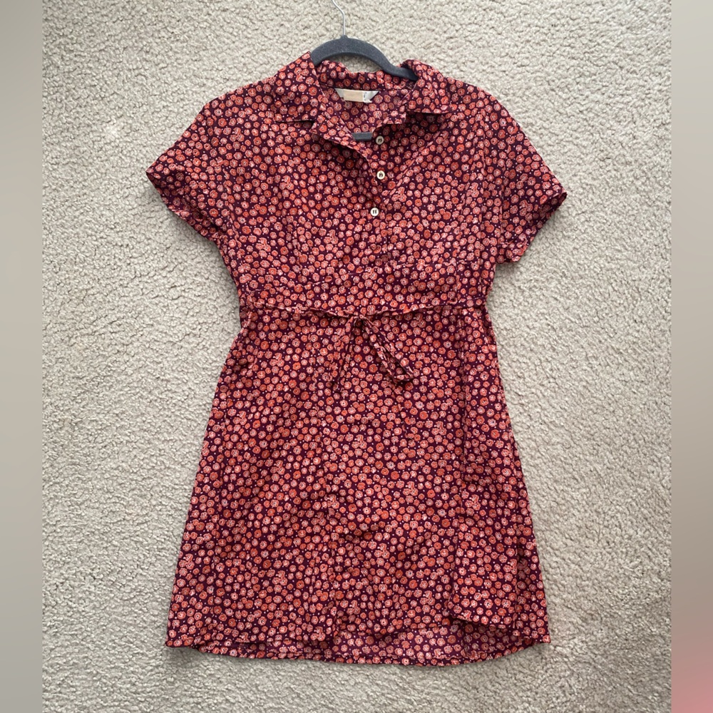 Vintage 90s Esprit Collared Floral Dress
